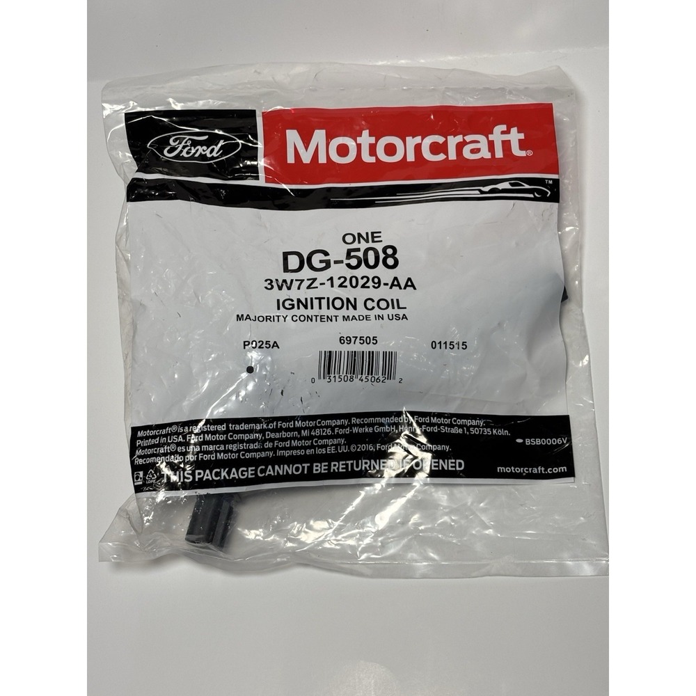 Motorcraft DG-508 Ignition Coil 3W7Z-12029-AA OEM Ford New Sealed